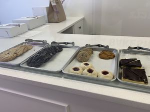 Display case   at Big Fat Lion Bakeshop in Kelowna