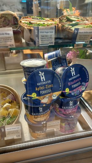 vegan sandwich & porridge at Haferkater - MCB Bonn in Bonn