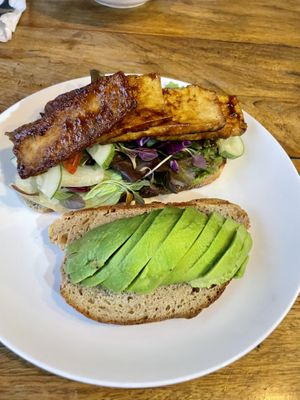Sourdough tofu  at Organic Smoothie Bowl & Cafe - Lazimpat in Kathmandu