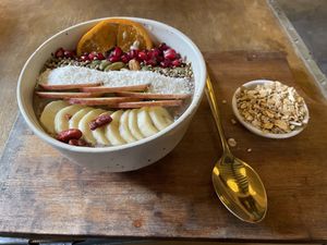 Cocao bowl  at Organic Smoothie Bowl & Cafe - Lazimpat in Kathmandu