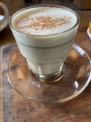 Another matcha with almond milk  at Organic Smoothie Bowl & Cafe - Lazimpat in Kathmandu