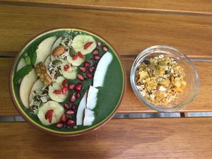 smoothie bowl at Organic Smoothie Bowl & Cafe - Lazimpat in Kathmandu