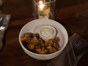 Buffalo wings at Bella by Sage in Ubud