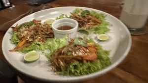 Lettuce wraps  at Bella by Sage in Ubud