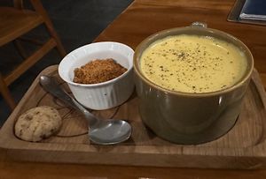 Golden mylk (turmeric latte) #Veganuary at Bella by Sage in Ubud