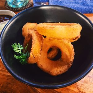 Onions rings  at Bella by Sage in Ubud