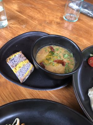 Bean soup #Veganuary at Bella by Sage in Ubud