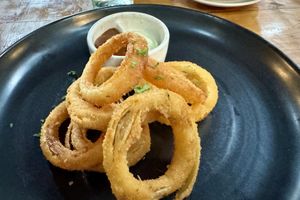 Coconut-breaded onion rings #Veganuary at Bella by Sage in Ubud