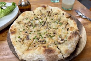 Pizza bianca  #Veganuary at Bella by Sage in Ubud