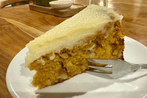 Vegan carrot cake #Veganuary at Bella by Sage in Ubud