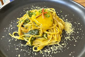 Spaghetti “Carbonara”  at Bella by Sage in Ubud