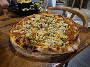 Pizza, not the best I've had but decent at Bella by Sage in Ubud