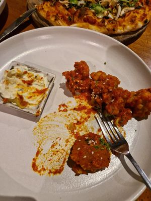 Bbq coliflowers.. Soooo lecker at Bella by Sage in Ubud