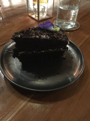 Do not miss the chocolate cake at Bella by Sage in Ubud