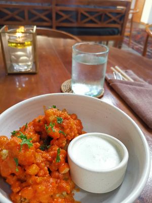 Cauliflower Buffalo wings at Bella by Sage in Ubud