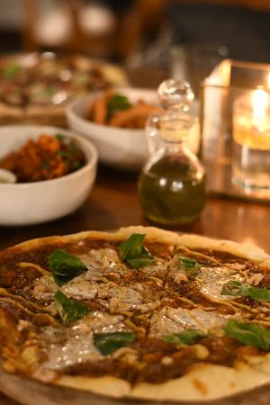 Margarita pizza at Bella by Sage in Ubud