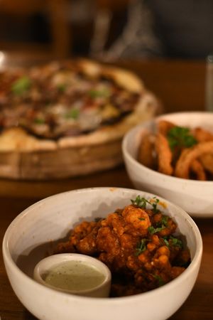Buffalo cauliflower  at Bella by Sage in Ubud