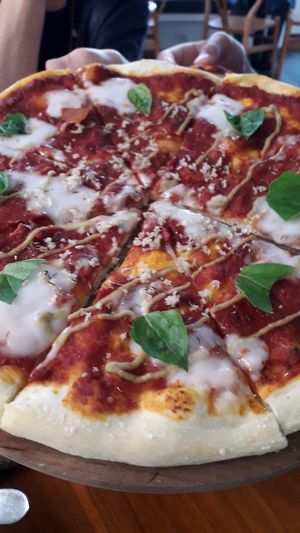 Pizza margarita at Bella by Sage in Ubud