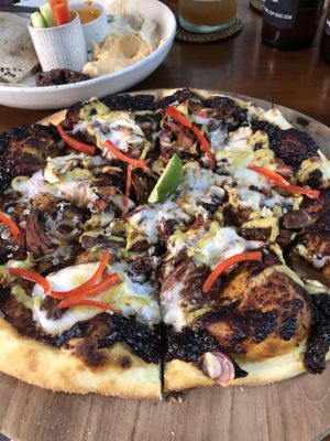 Jackfruit pizza (no coriander)  at Bella by Sage in Ubud