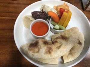 mezze  plate at Bella by Sage in Ubud