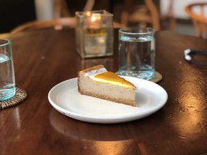 Yummy cheesecake at Bella by Sage in Ubud