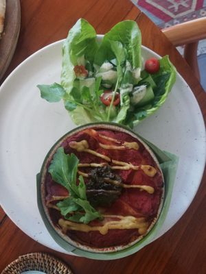 Lasagna, amazing!! at Bella by Sage in Ubud