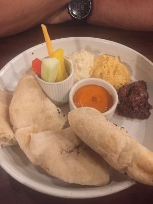 Mezze plate (42k) at Bella by Sage in Ubud