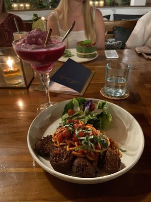 Neat balls at Bella by Sage in Ubud