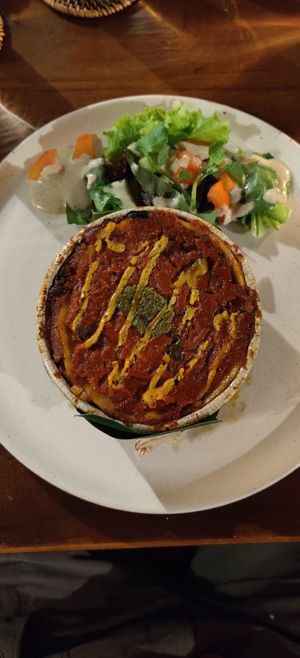 Lasagna at Bella by Sage in Ubud