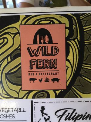 Logo at Wild Fern in Coron