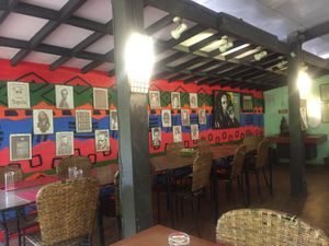 Feature wall at Wild Fern in Coron