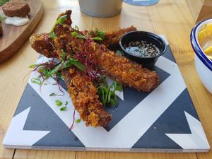 Fried eggplant (Canaille club 2021) at Bloomy in Toulouse