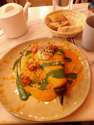 Eggplant Parmesean at Bloomy in Toulouse