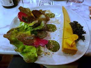 Pumpkin pie at Bloomy in Toulouse