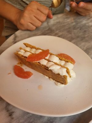 Millefeuille with tonka cream at Bloomy in Toulouse