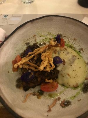 Vegan moussaka  at Marmita in Skiathos