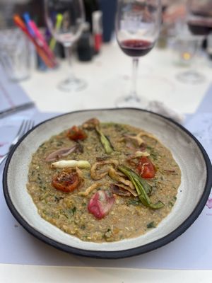 No rice risotto - lack of rice disappointing but good flavour  at Marmita in Skiathos