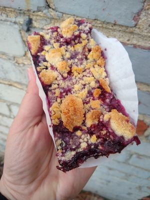 Berry bar at Chloe's Cream Puffs in Pitman