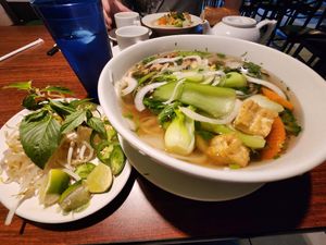 HUGE pho bowl! at Viet's Cuisine in Peachtree City