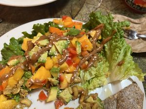 Thai lettuce wraps. Yum!  at Ginger's Garden Cafe in Springville