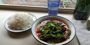 Yellow curry at Pumpui in Montreal