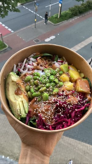  Rainbow Bowl: fresh, well filled   at Pottsalat in Essen