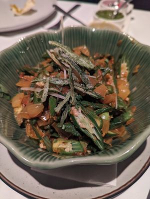Okra at Indus in Bangkok
