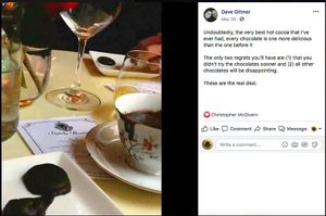 Facebook review from one of our happy customer. at Sinfully Devine in Seattle