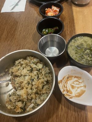 Forgot to take the pic before mixing in the sauce  at Soonnam Siraegi 순남시래기 - Jung-gu in Seoul