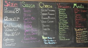 Menu  at Create A Pizza in Rochester