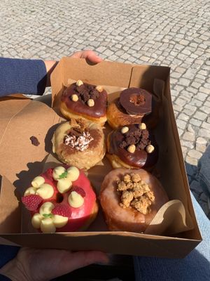 Donuts 😻 at Scoop 'n Dough in Lisbon