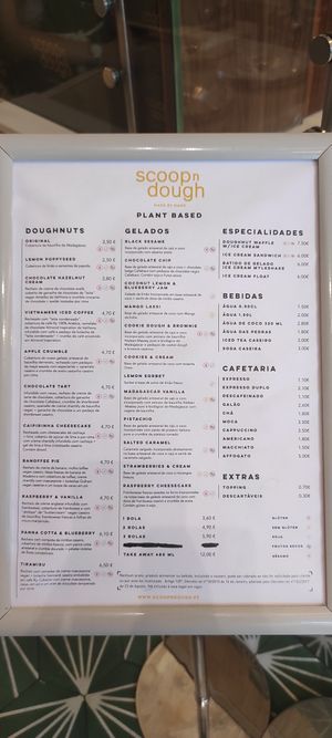 Carta at Scoop 'n Dough in Lisbon