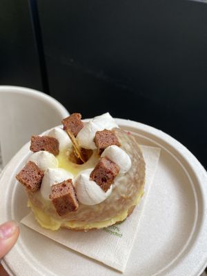 Orange and bread pudding- my absolute favorite   at Scoop 'n Dough in Lisbon