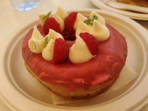 Rasberry cream at Scoop 'n Dough in Lisbon